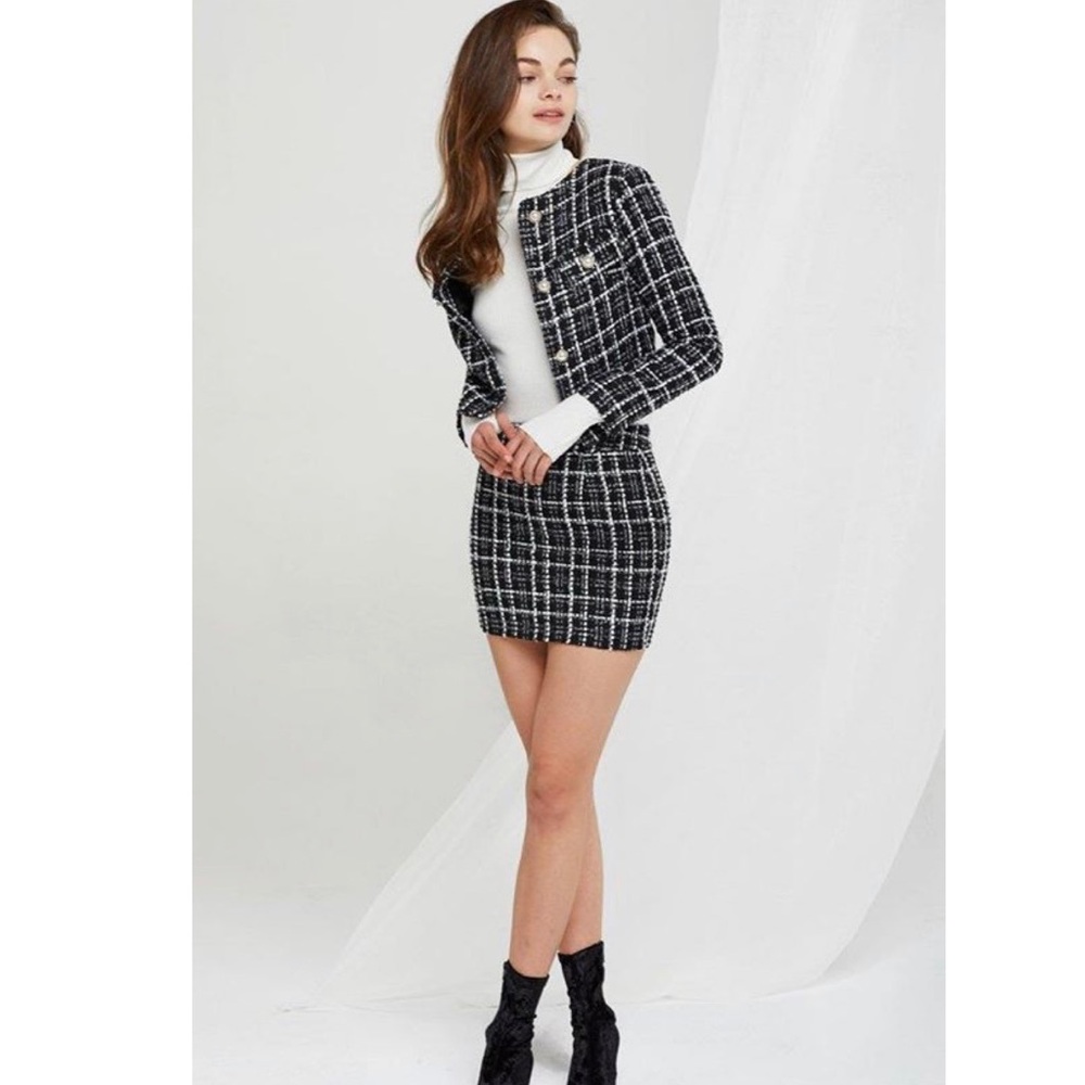 Storets Karina Boulcé Tweed Set NWT